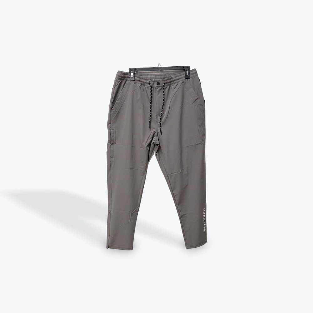 Municipal Sportcross Easy Pant Charcoal Grey Mens Medium MMPNT110-CHA-M NWT